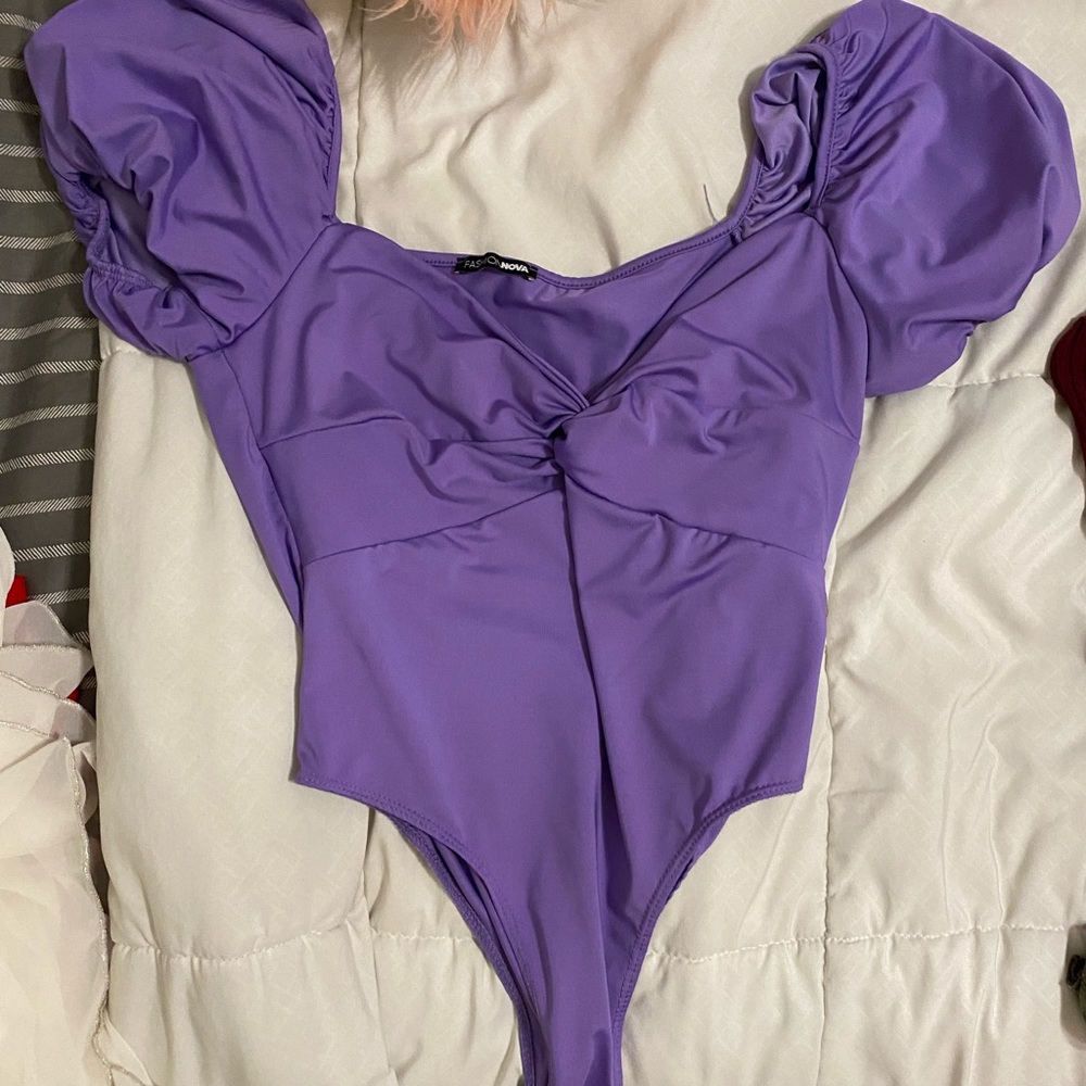 Purple bodysuit